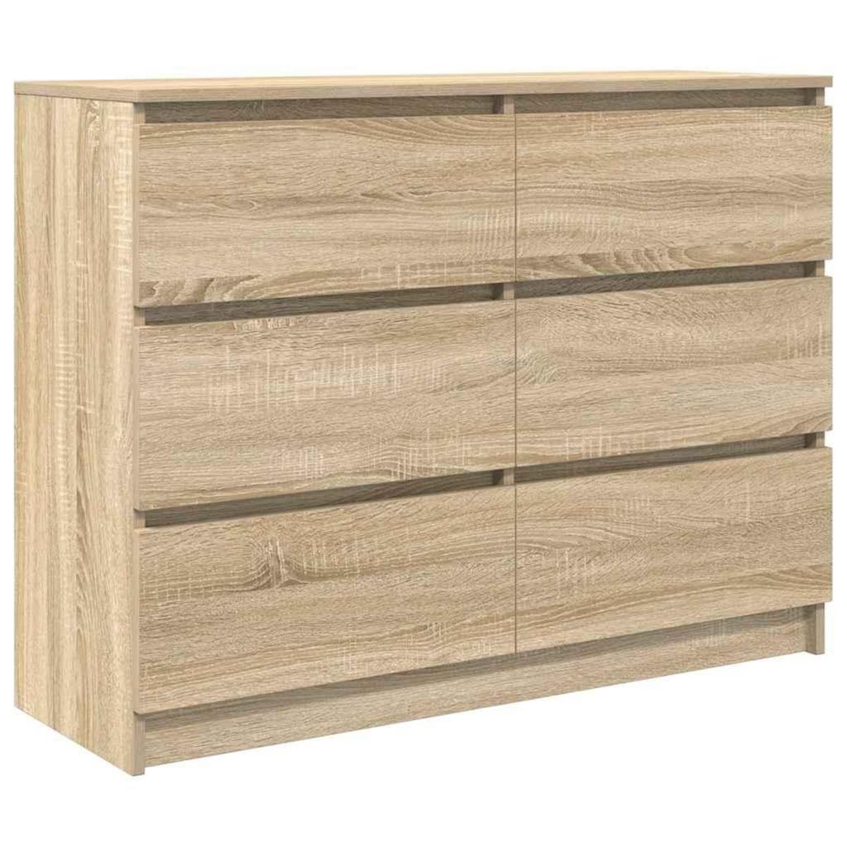 VIDAXL Buffet chene sonoma 100x35x76 cm bois d'ingenierie