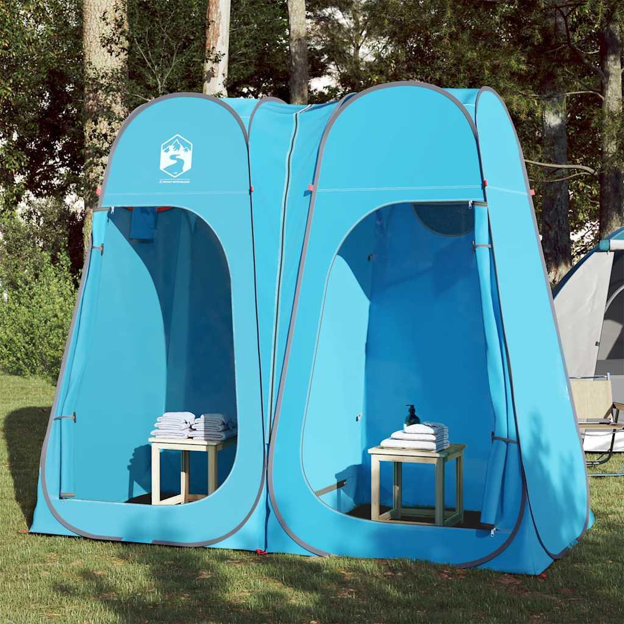 VIDAXL Tente d'intimite bleu escamotable impermeable