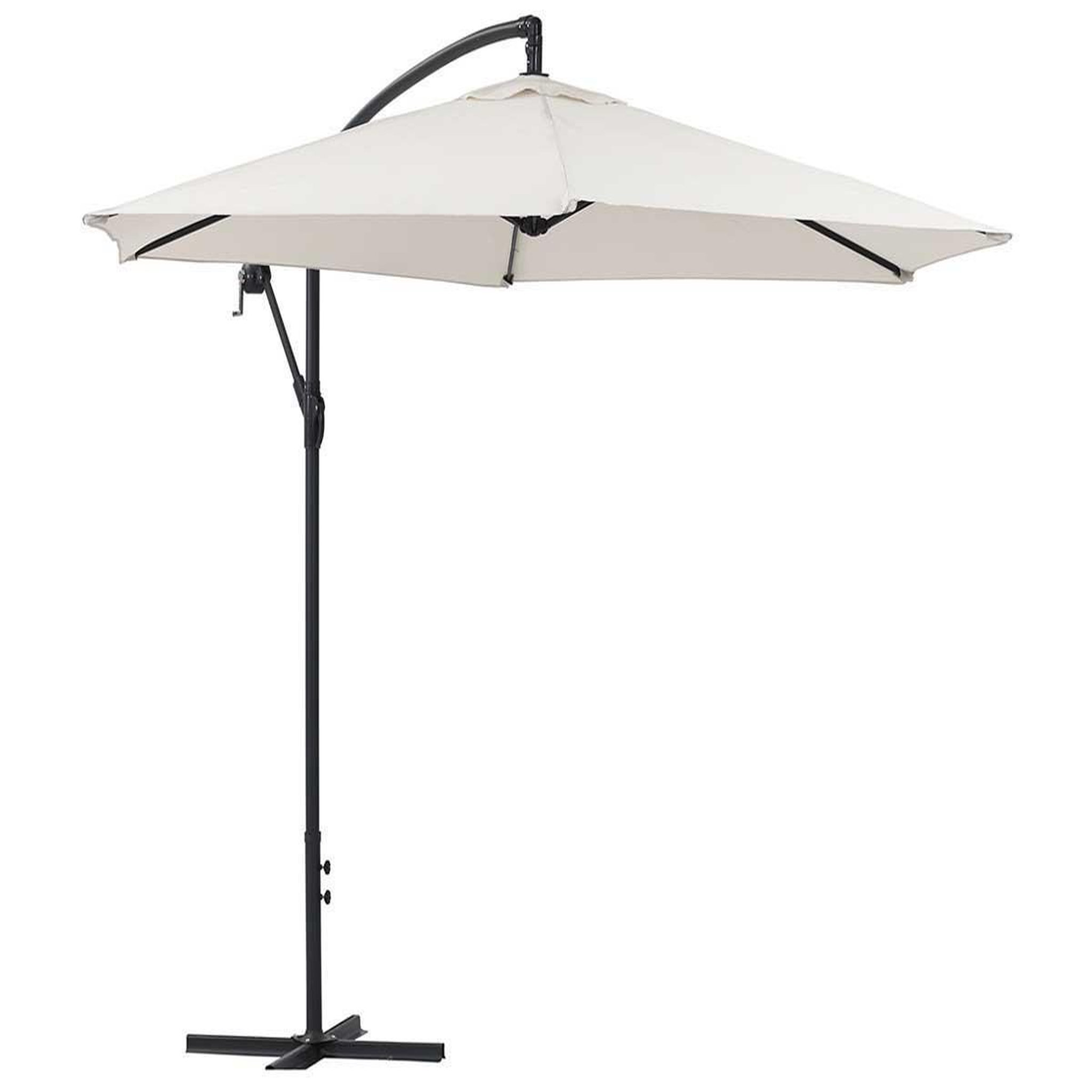 Voir la diapositive 1 : Habitat et Jardin Parasol déporté  Ilios  - Ecru