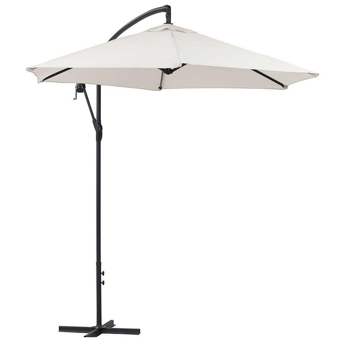 Habitat et Jardin Parasol déporté  Ilios  - Ecru