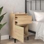 Voir la diapositive 3 : VIDAXL Tables de chevet 2 pcs chêne sonoma 40x35x70 cm