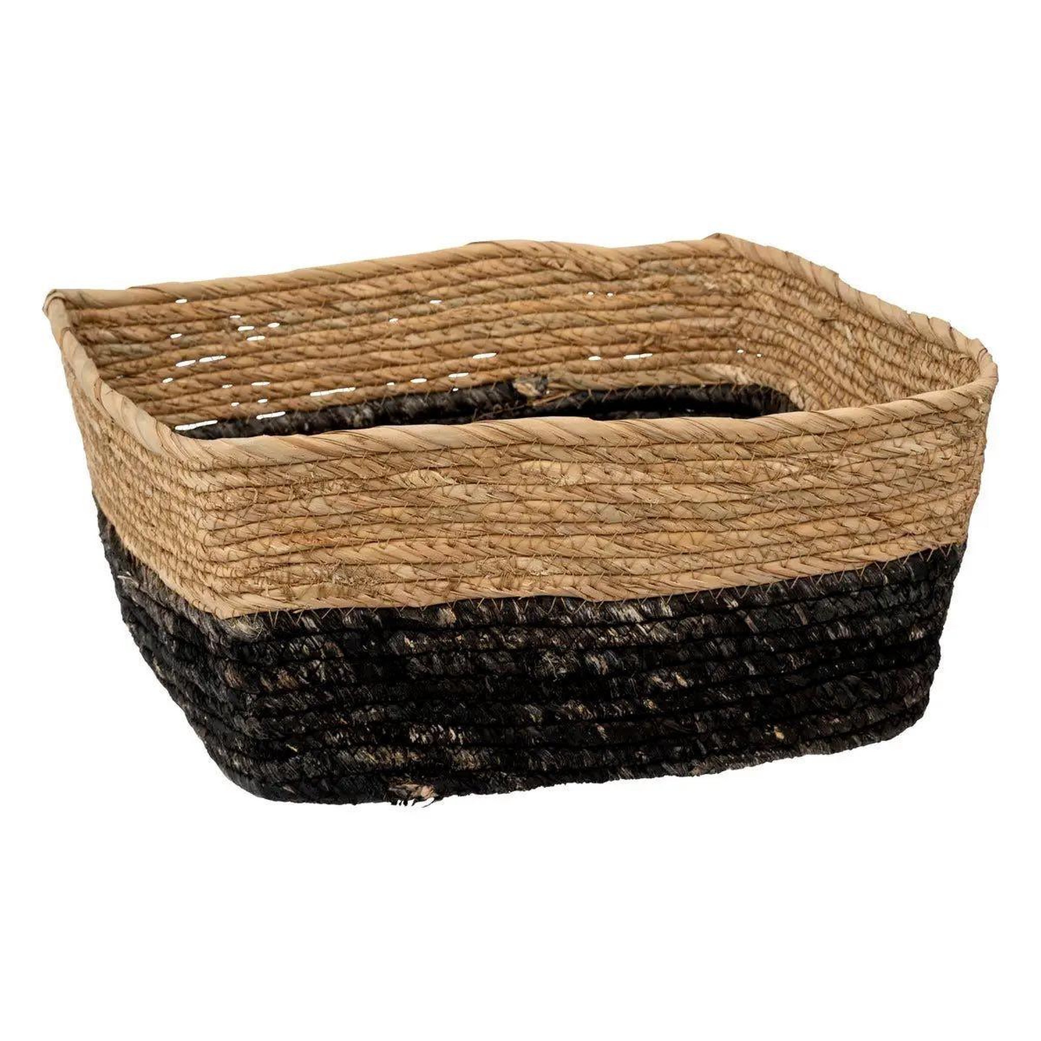 FIVE Boîte de rangement  tressée  31x31cm noir