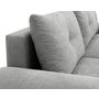 Voir la diapositive 5 : BEST MOBILIER Luzzio - canapé d'angle gauche 4 places convertible avec coffre en tissu texturé