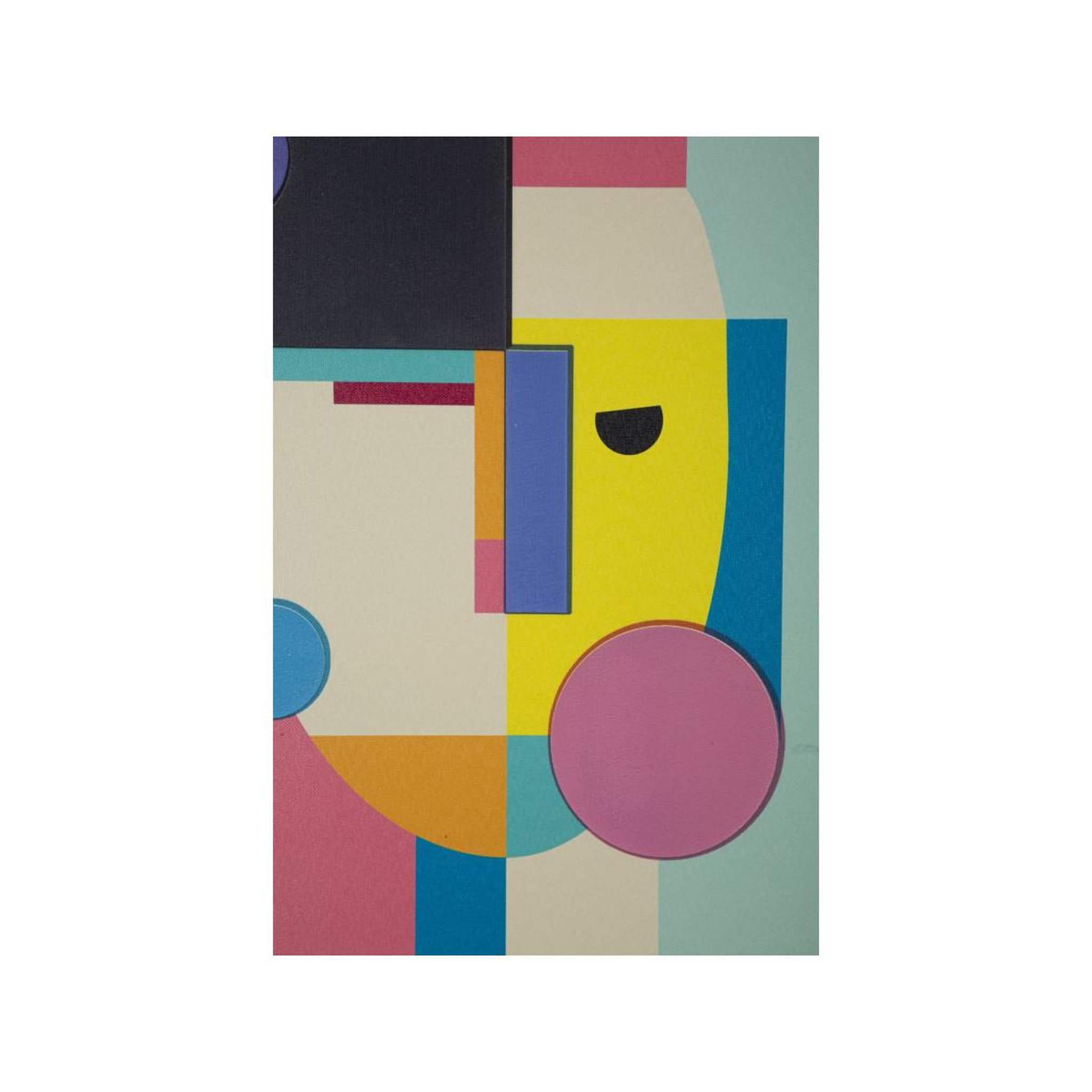 Voir la diapositive 4 : Paris Prix Tableau imprimé  picassy ii  50x70cm multicolore