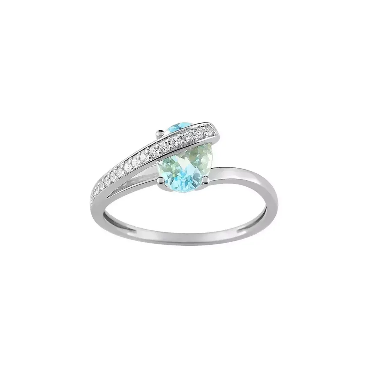 Bague aigue marine pas cher hot sale