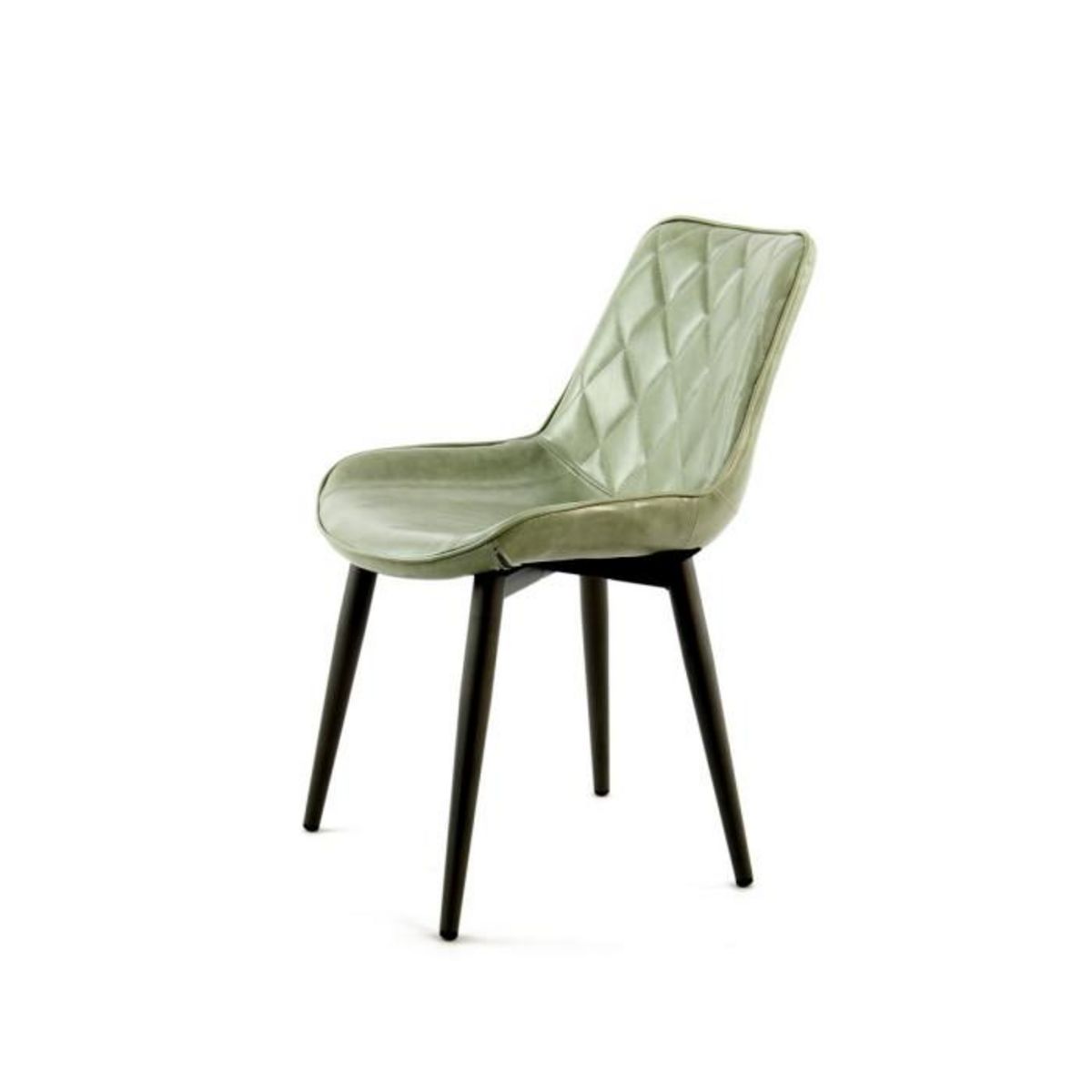 Paris Prix Lot de 2 Chaises Design  Cecil  81cm Vert Clair