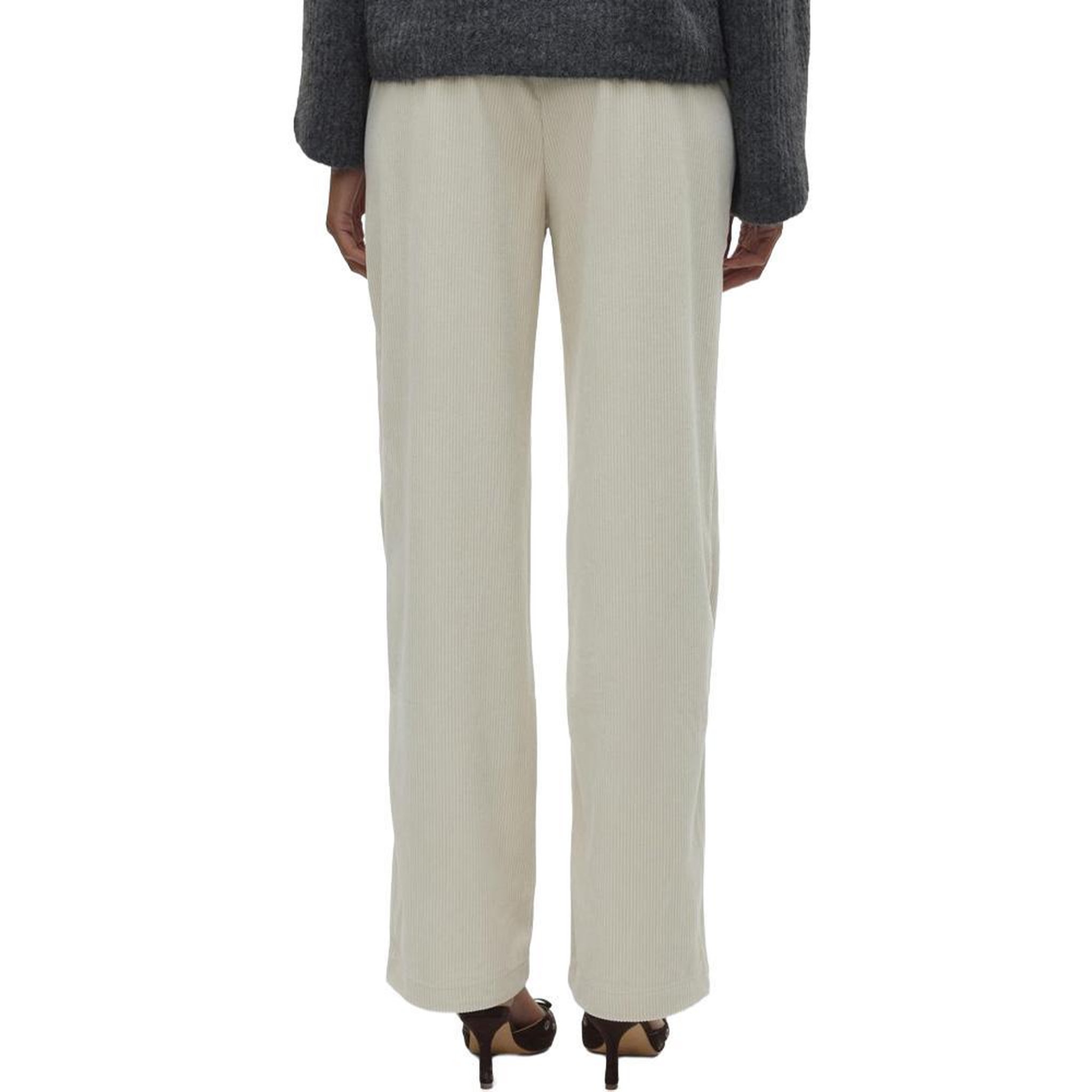 Voir la diapositive 2 : Vero Moda Pantalon fluide Beige Femme Vero Moda Nora