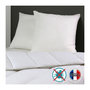 Voir la diapositive 2 : DODO DODO Lot de 2 Oreillers Anti-Acariens Belle Nuit 60x60 cm blanc