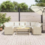 Voir la diapositive 3 : VIDAXL Canape de jardin avec coussins beige resine tressee