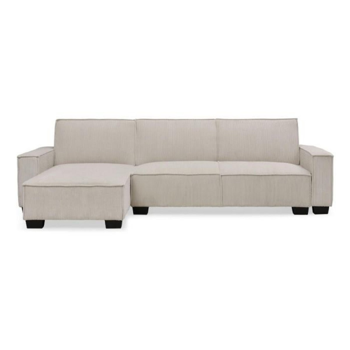 Paris Prix Canapé d'Angle Réversible Convertible  Hester  293cm Beige