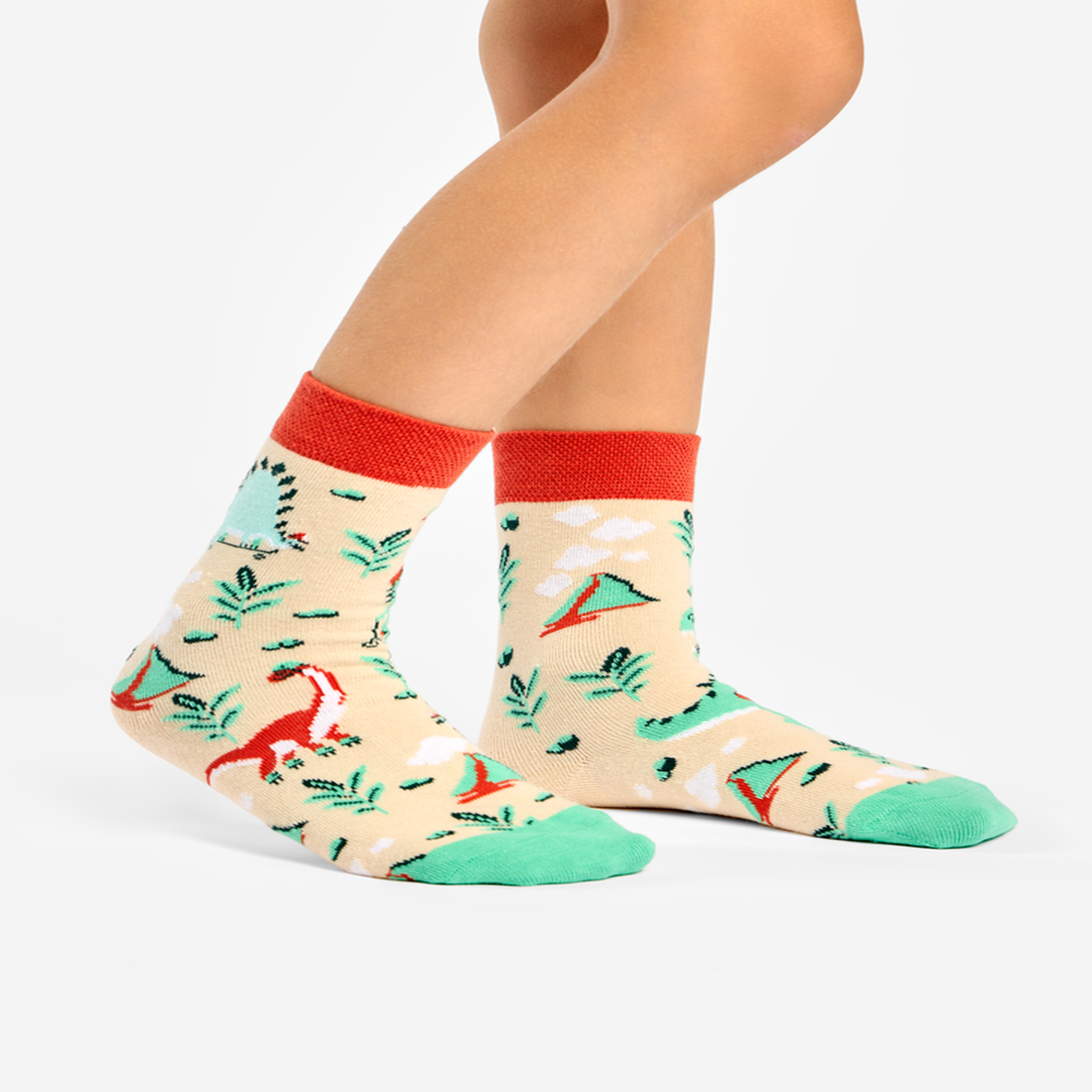 Voir la diapositive 3 : DEDOLES Chaussettes enfants dino skatepark