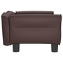 Voir la diapositive 4 : VIDAXL Lit pour chien marron 70x45x30 cm similicuir