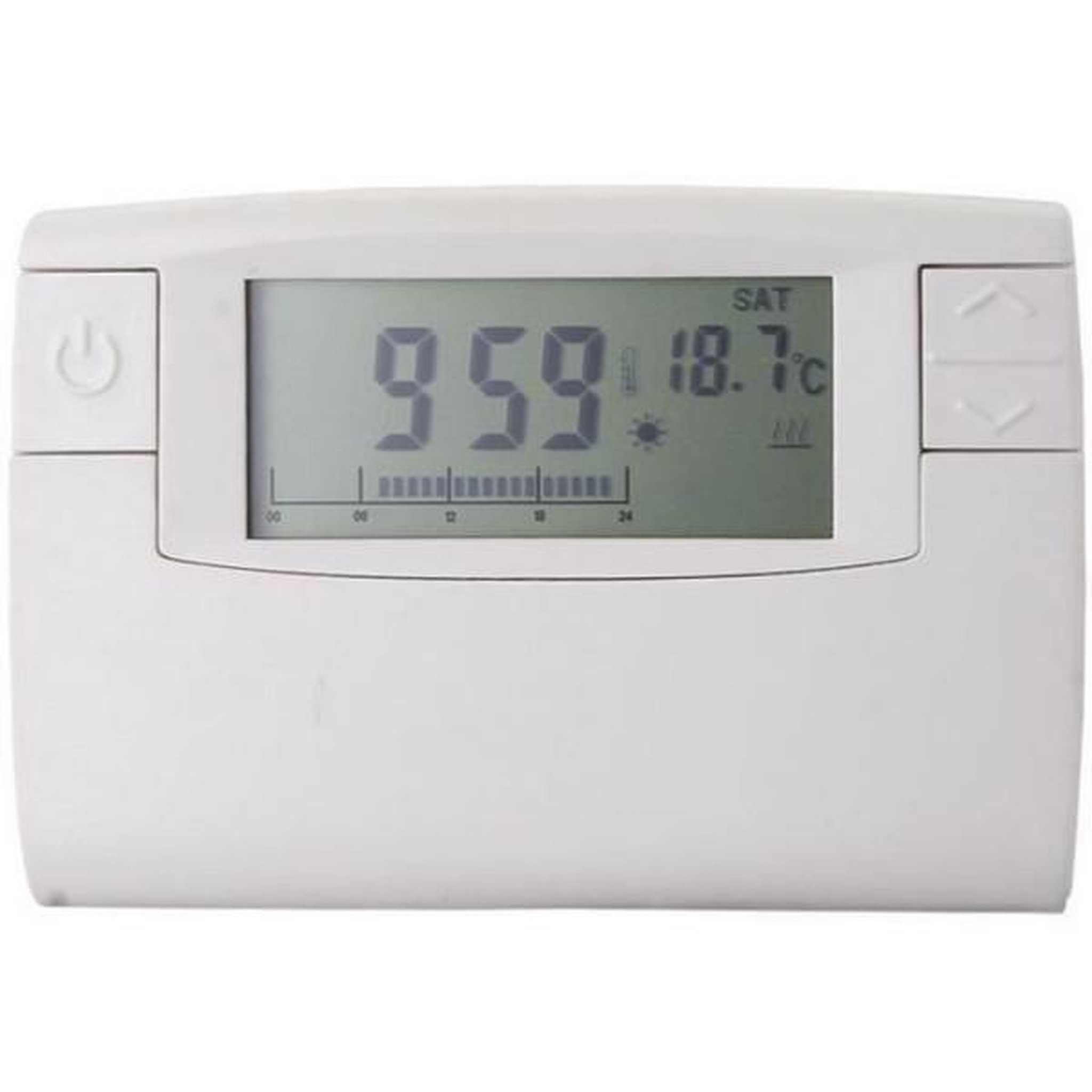 MARKET24 Thermostat électronique programmable - gao - 3 niveaux de température, réglages manuels