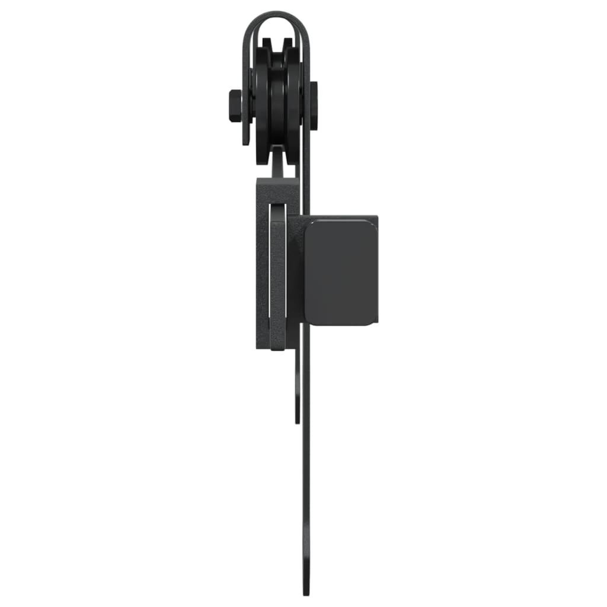 Voir la diapositive 5 : VIDAXL Kit mini de porte d'armoire coulissante 122 cm acier au carbone
