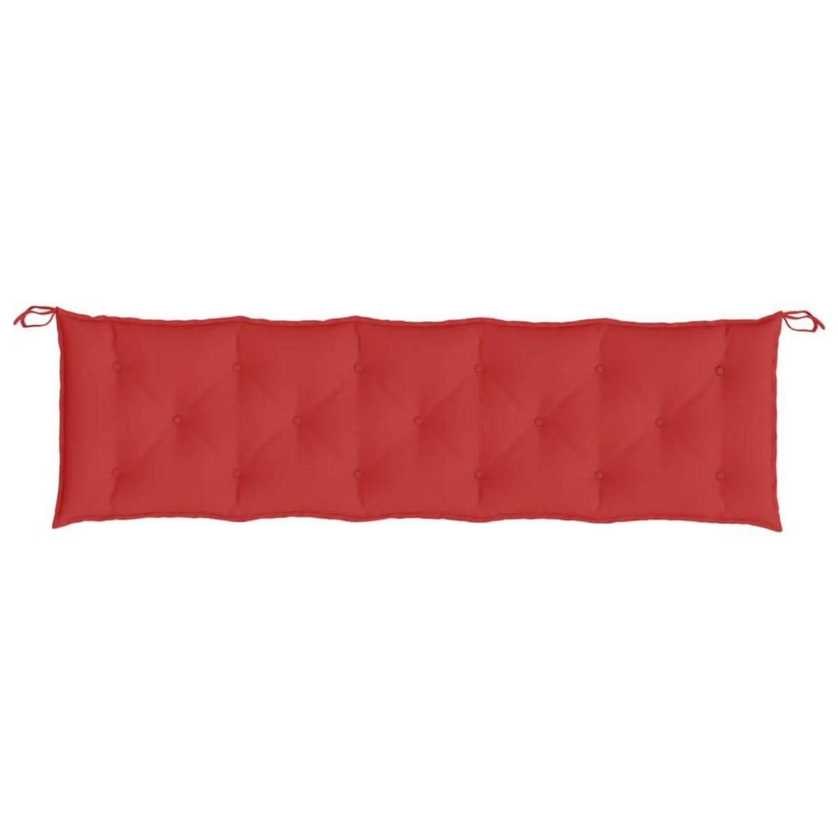VIDAXL Coussin de banc de jardin rouge 180x50x7 cm tissu oxford