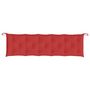 Voir la diapositive 4 : VIDAXL Coussin de banc de jardin rouge 180x50x7 cm tissu oxford