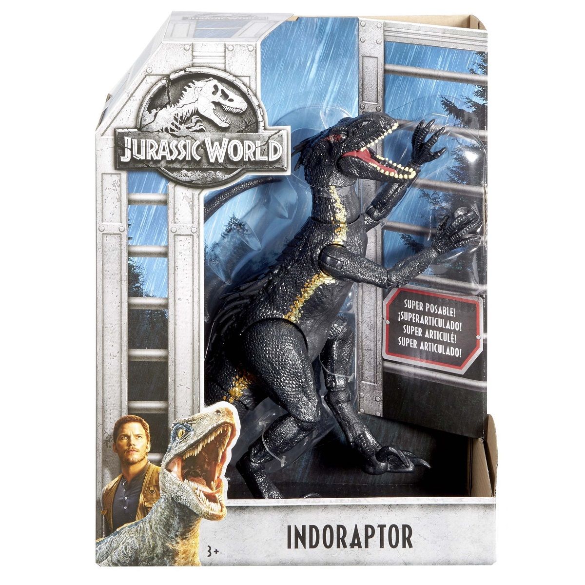 MATTEL Figurine Dinosaure de combat Indoraptor - Jurassic World