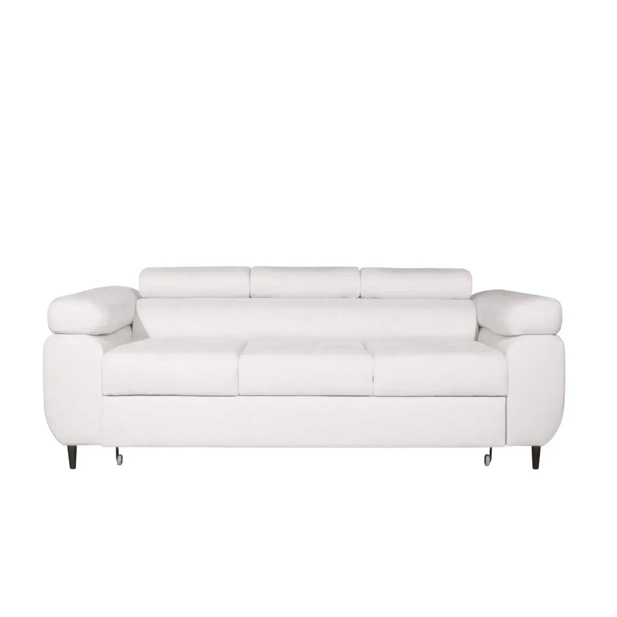 Voir la diapositive 1 : CASANOVA PARIS Charlie - canapé droit convertible tissu chiné
