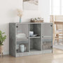 Voir la diapositive 3 : VIDAXL Buffet gris beton 102x37x75,5 cm bois d'ingenierie
