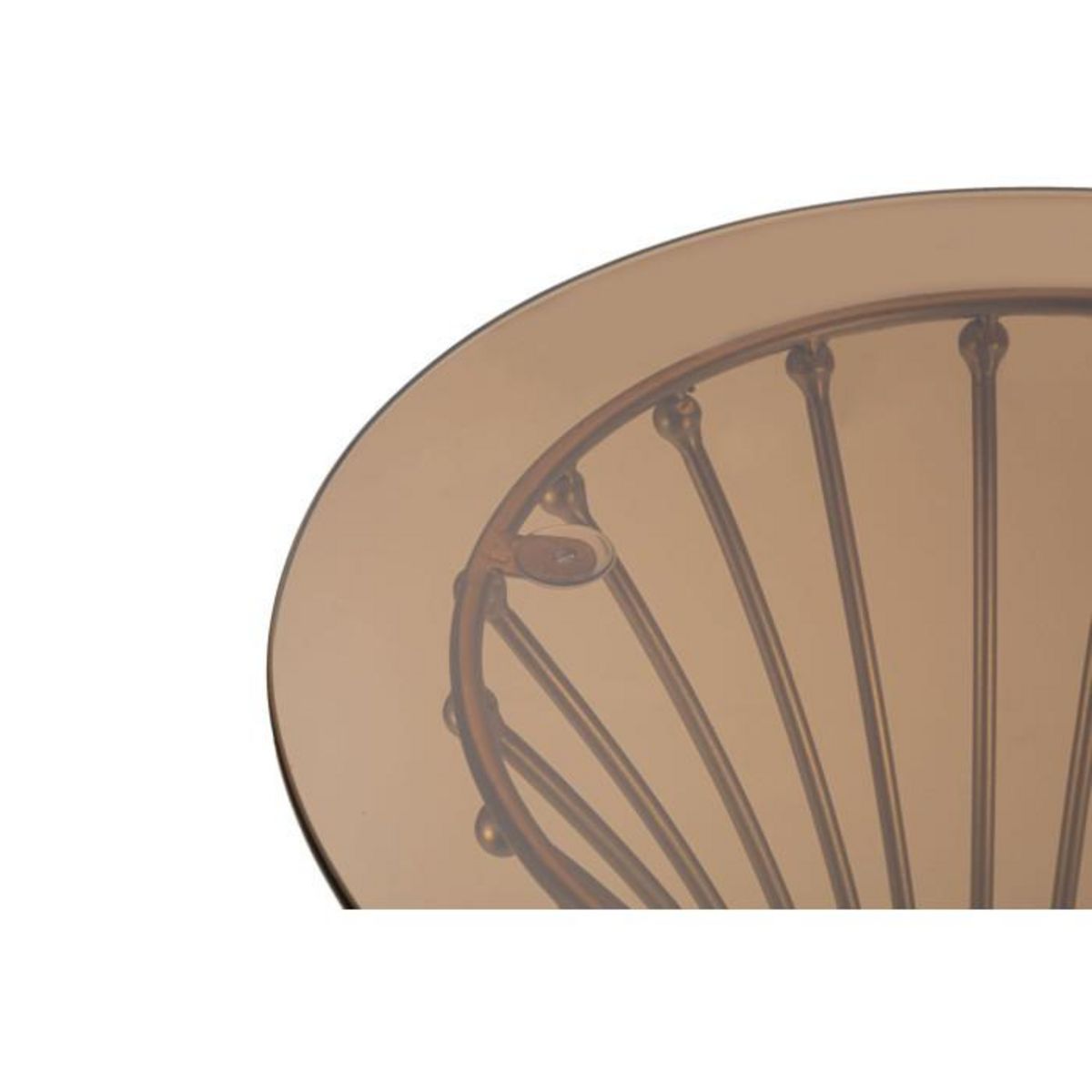 Paris Prix Table d'Appoint Design en Métal  Century  82cm Or