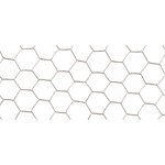 Nortene Grillage métallique triple torsion  Galvanex 13  - 1 x 5 m/13 x 0,7 mm