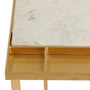 Voir la diapositive 4 : Paris Prix Table Basse en Marbre Design  Tocade  66cm Or