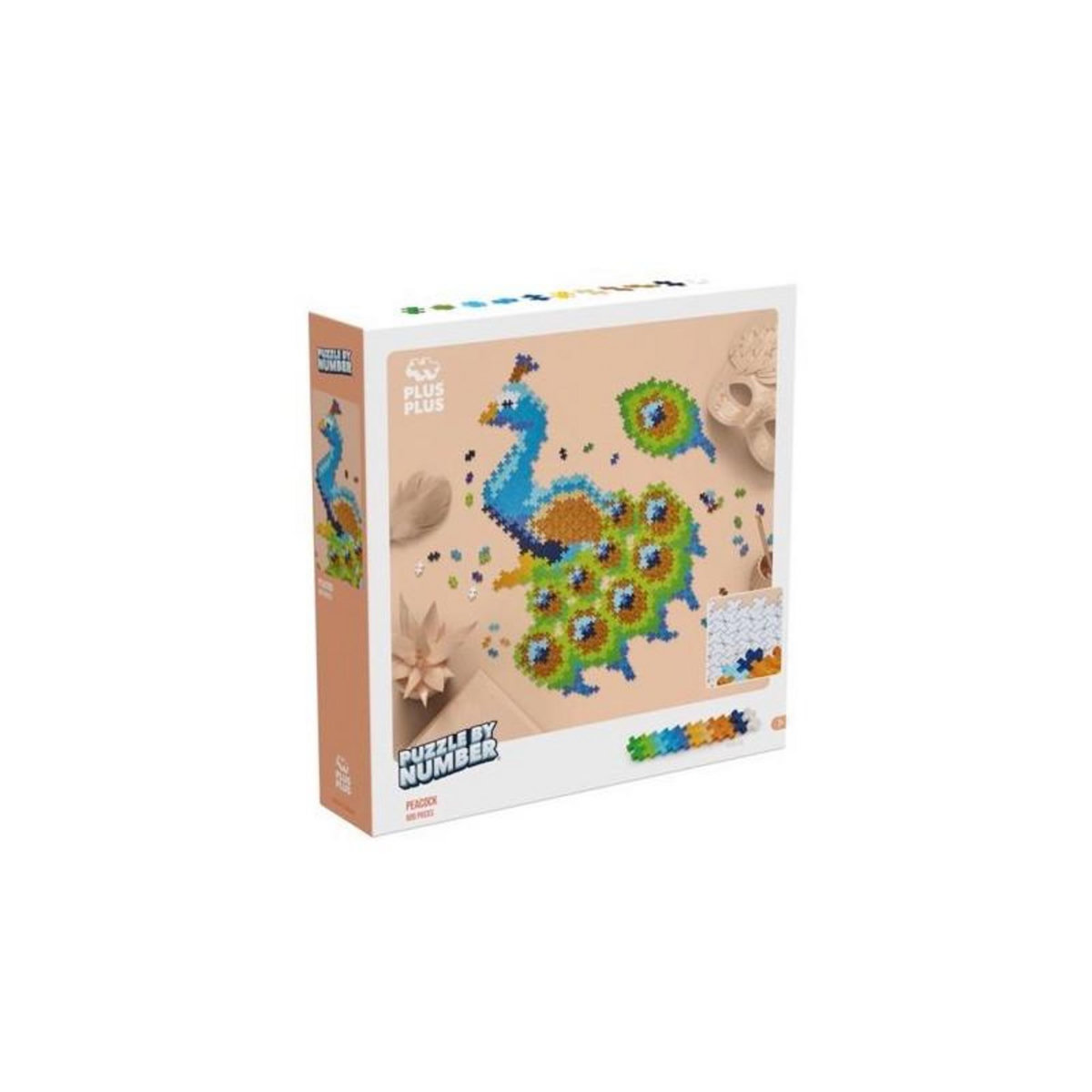PlusPlus Puzzle Plus Plus Paon 800 pièces