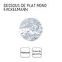 Voir la diapositive 4 : Fackelmann Dessous de plat en marbre rond de 18 cm Fackelmann Basic