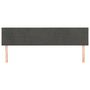 Voir la diapositive 3 : VIDAXL Tetes de lit 2 pcs Gris fonce 80x5x78/88 cm Velours