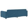 Voir la diapositive 5 : VIDAXL Lit de repos sans matelas bleu 90x200 cm velours