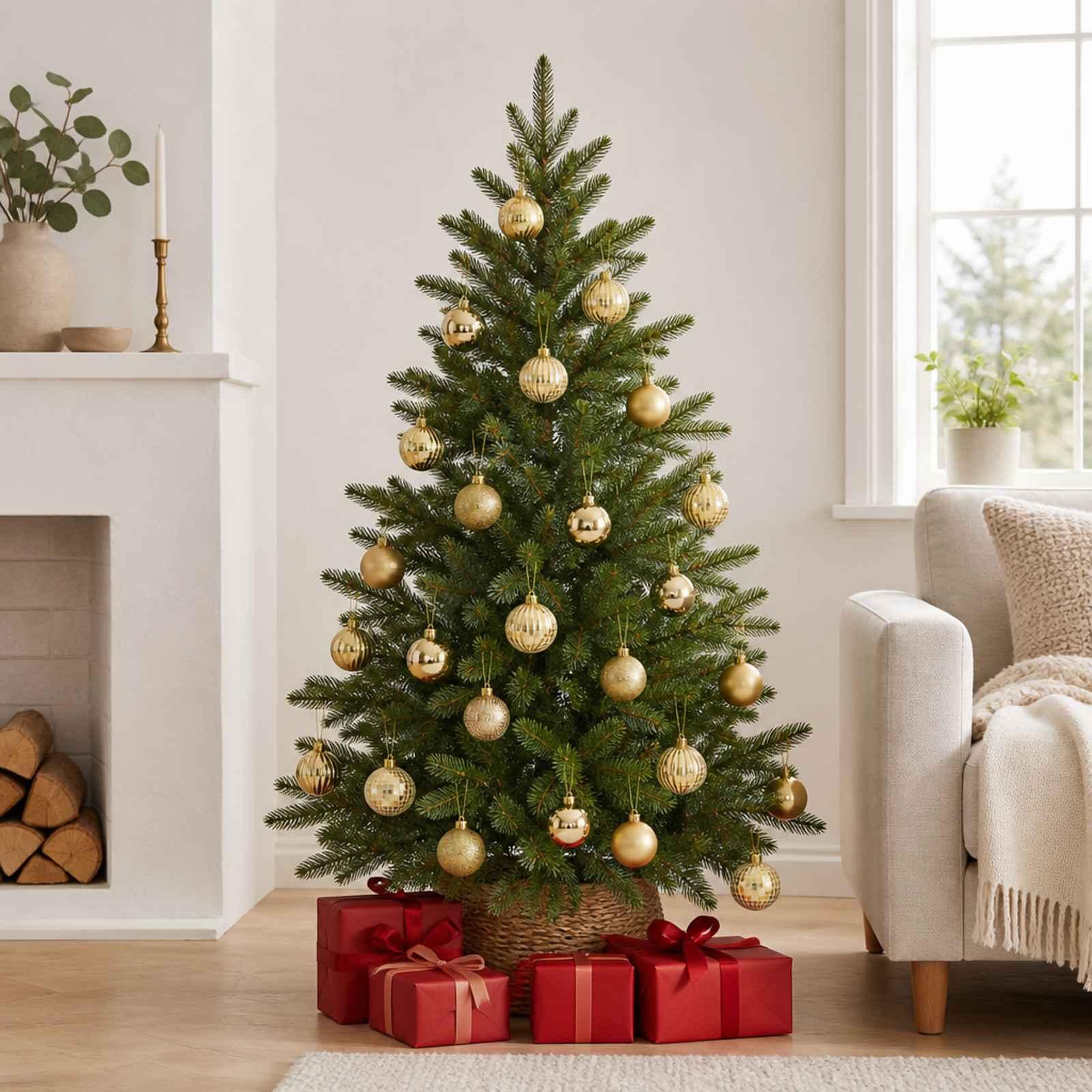Voir la diapositive 2 : VIDAXL Ensemble de boules de Noël 100 pc Dore 4 cm Polystyrene