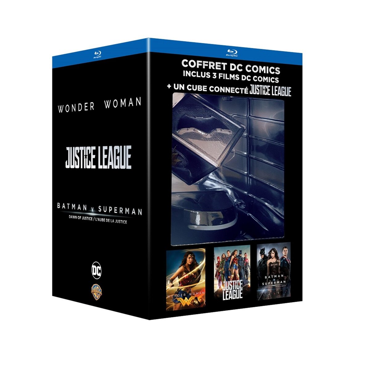 COFFRET DC COMICS + CUBE CONNECTE - Blu-Ray