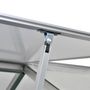 Voir la diapositive 5 : VIDAXL Serre renforcee en aluminium avec cadre de base 4,6 m^2
