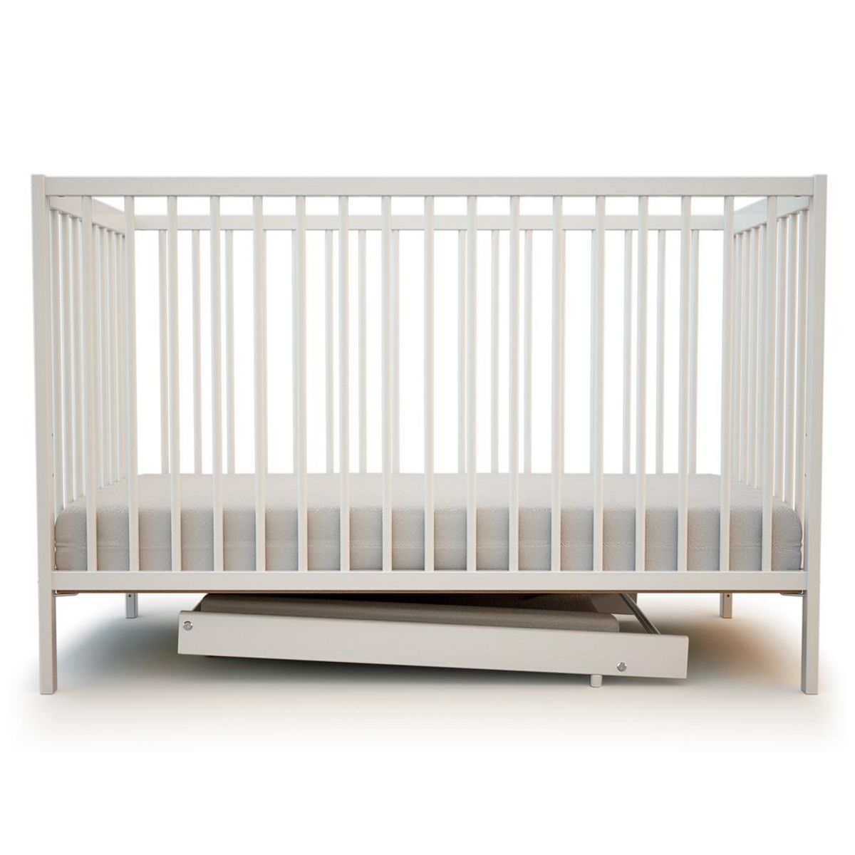 AT4 Grand plan à langer en bois amovible avec matelas ESSENTIEL