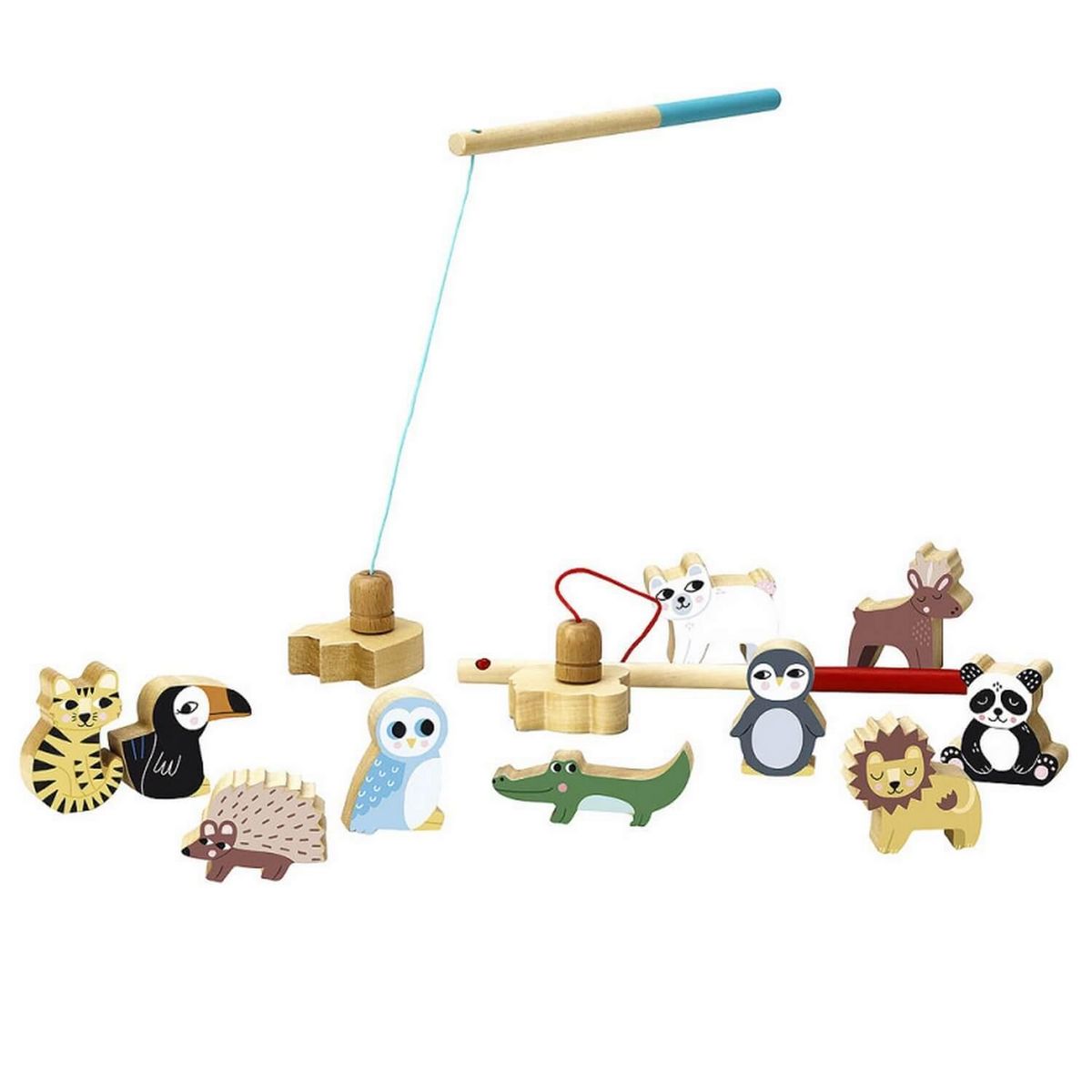 Vilac Coffret multi-jeux en bois : Multi-Jeux des tout-petits Iceland Michelle Carlslund