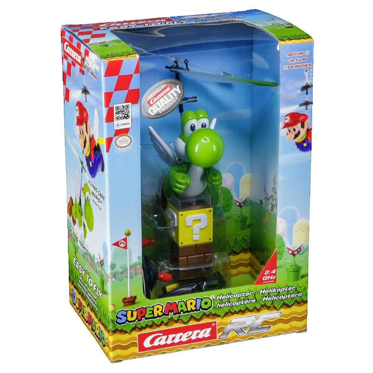 Carrera RC Hélicoptère Carrera-rc Super Mario Flying Cape Yoshi prêt-à-voler