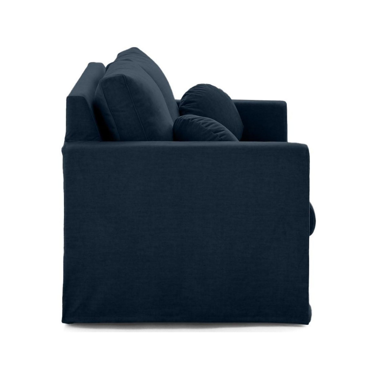 LISA DESIGN Serena - canapé droit déhoussable 2 places en velours