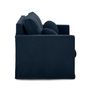 Voir la diapositive 4 : LISA DESIGN Serena - canapé droit déhoussable 2 places en velours