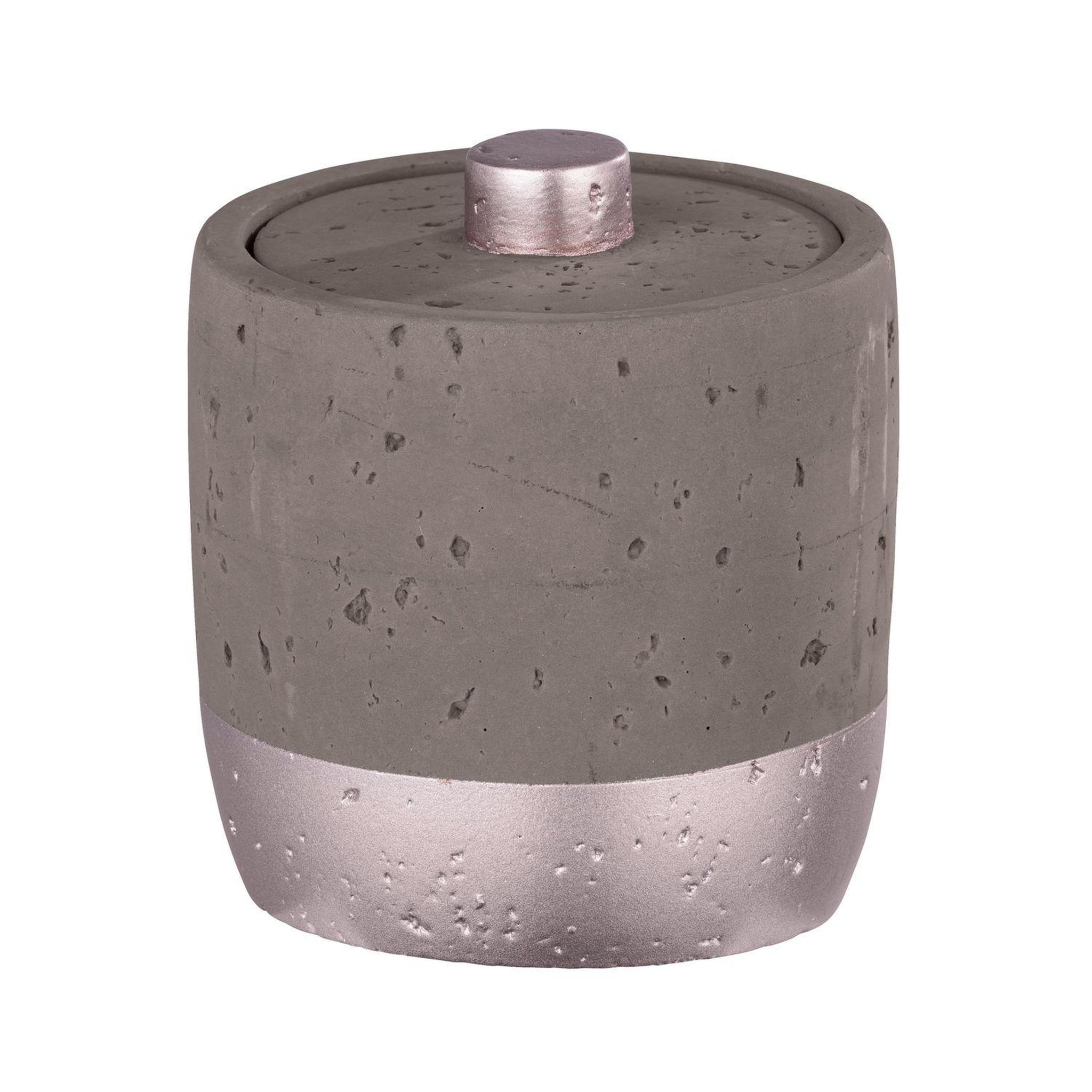 Wenko Pot de rangement salle de bain design mauve - gris rosé