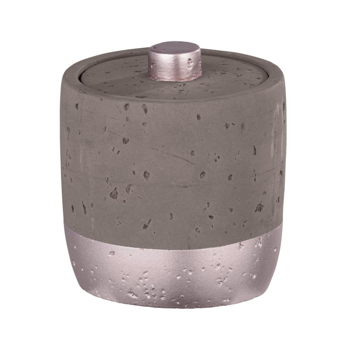 Wenko Pot de rangement salle de bain design Mauve - Gris rosé