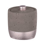 Wenko Pot de rangement salle de bain design Mauve - Gris rosé