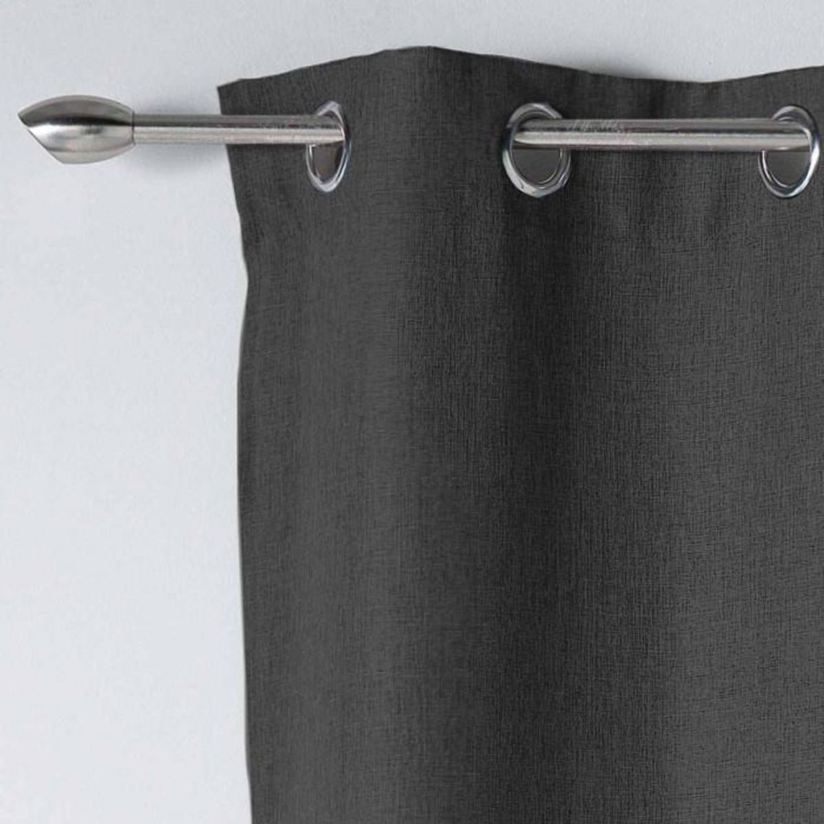Paris Prix Rideau à Œillets  Newton  140x260cm Charbon