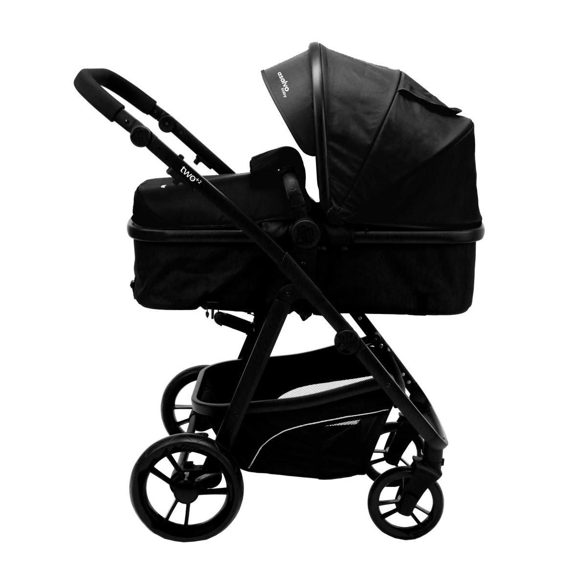 Asalvo Poussette Deux + II - Noir