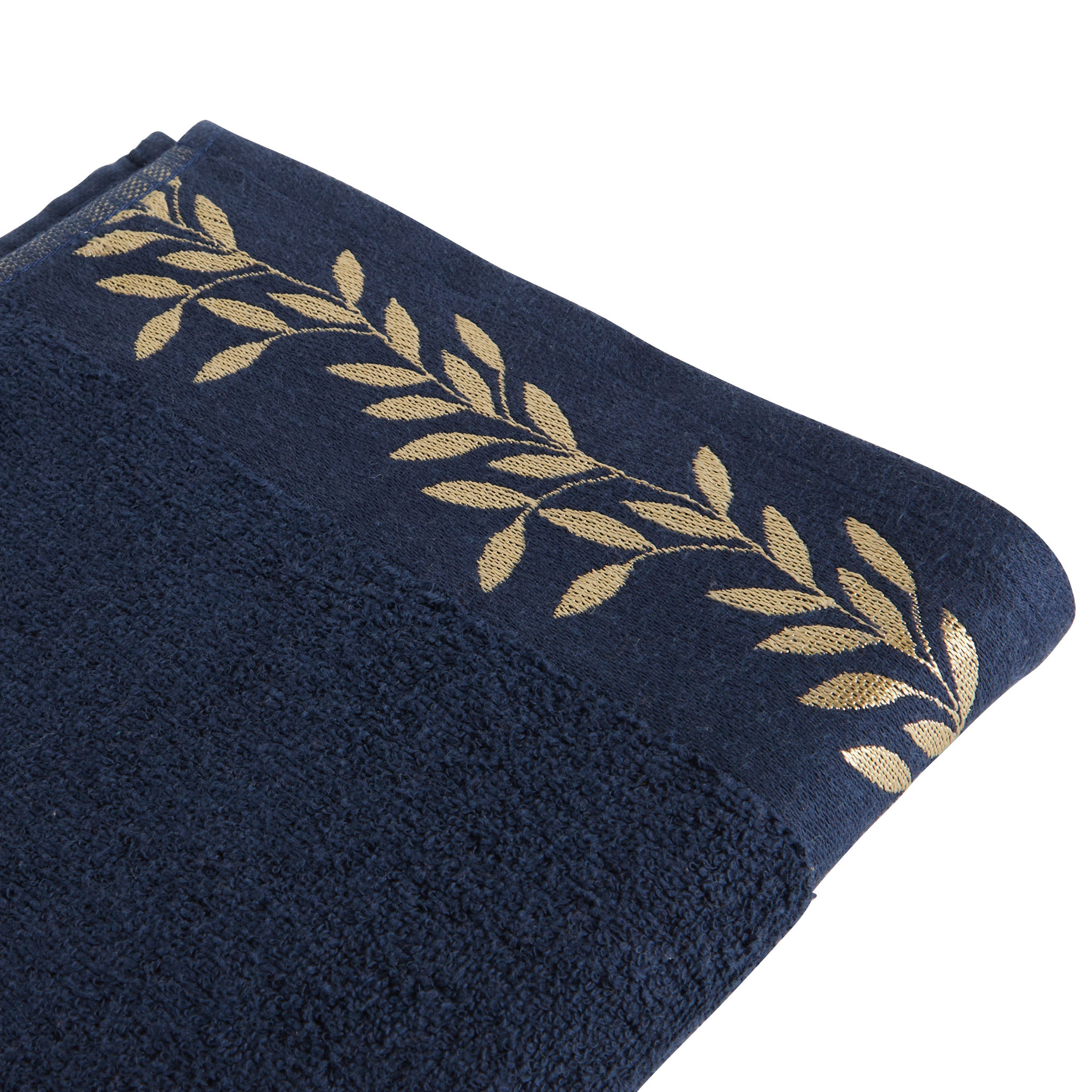 Voir la diapositive 2 : ACTUEL Serviette de toilette fantaisie en coton 450 g/m²