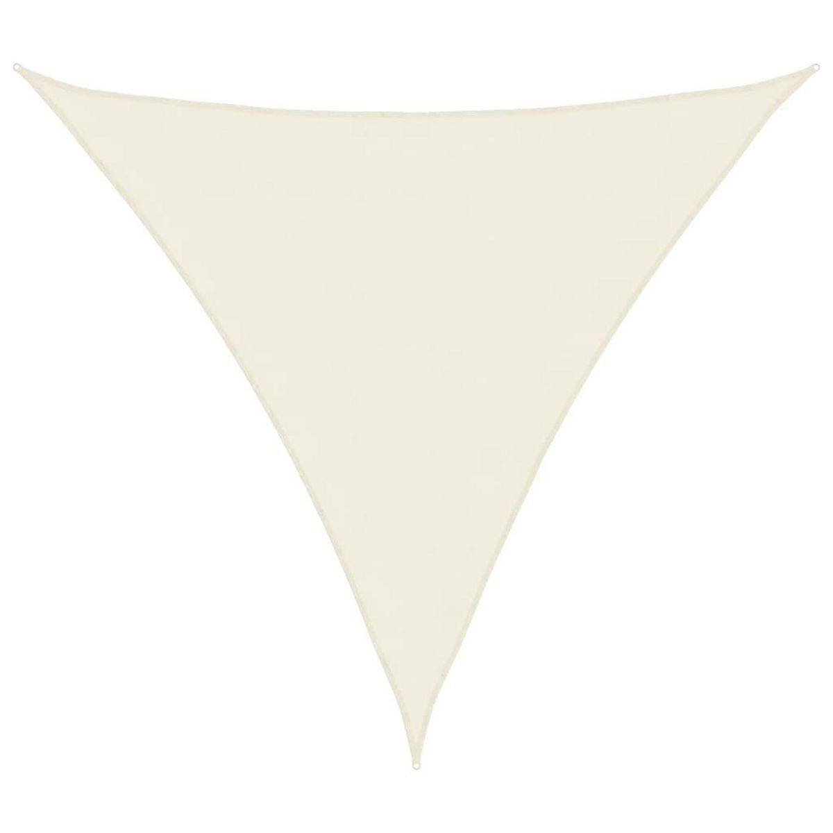VIDAXL Voile de parasol tissu oxford triangulaire 4,5x4,5x4,5 m creme