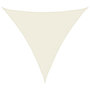 Voir la diapositive 2 : VIDAXL Voile de parasol tissu oxford triangulaire 4,5x4,5x4,5 m creme