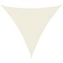 Voir la diapositive 2 : VIDAXL Voile de parasol tissu oxford triangulaire 4,5x4,5x4,5 m creme