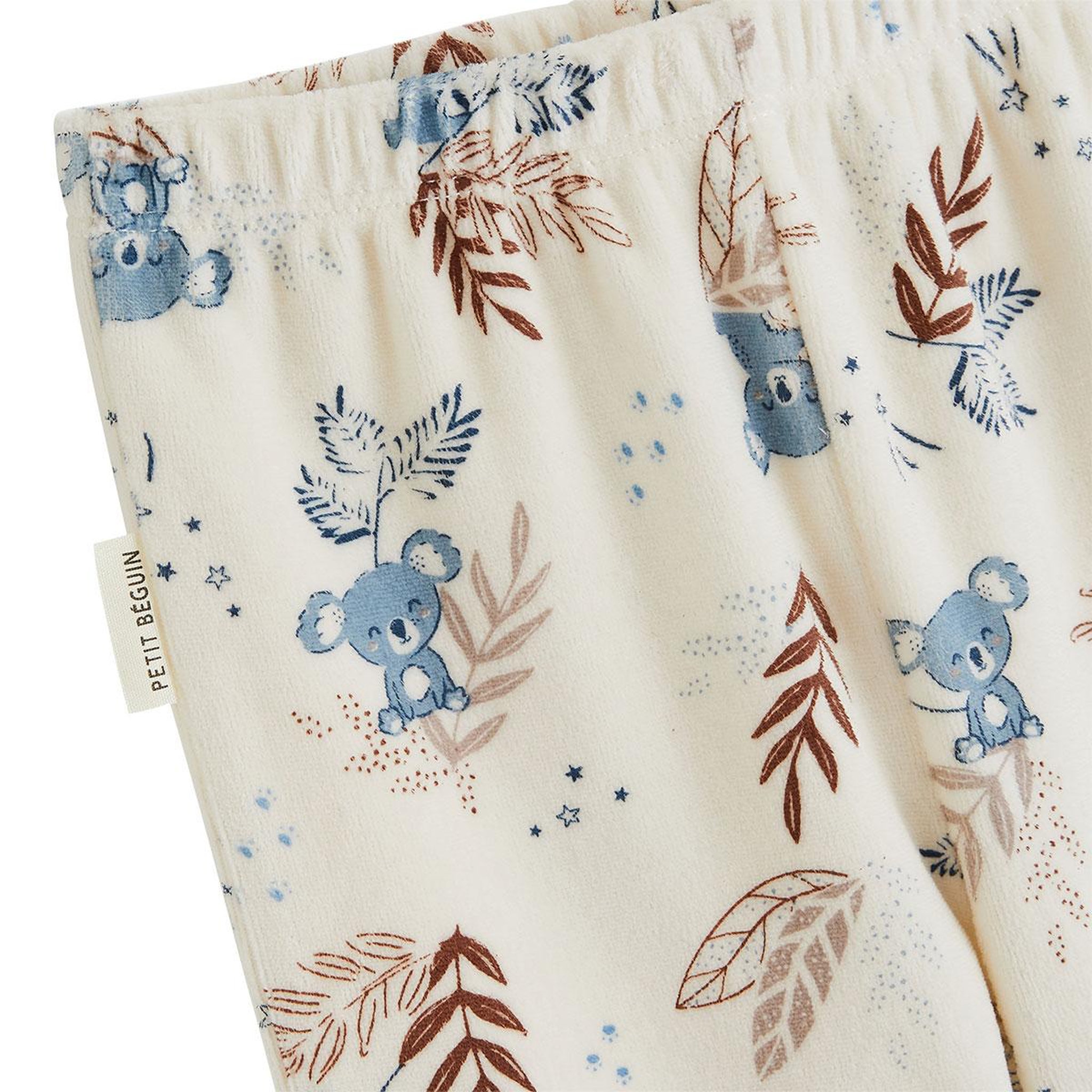 Voir la diapositive 3 : PETIT BEGUIN Lot de 2 pyjamas enfant 2 pièces en velours mathéo