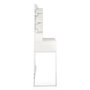 Voir la diapositive 4 : Paris Prix Coiffeuse 4 Tiroirs Avec Miroir LED  Rotina  143cm Blanc
