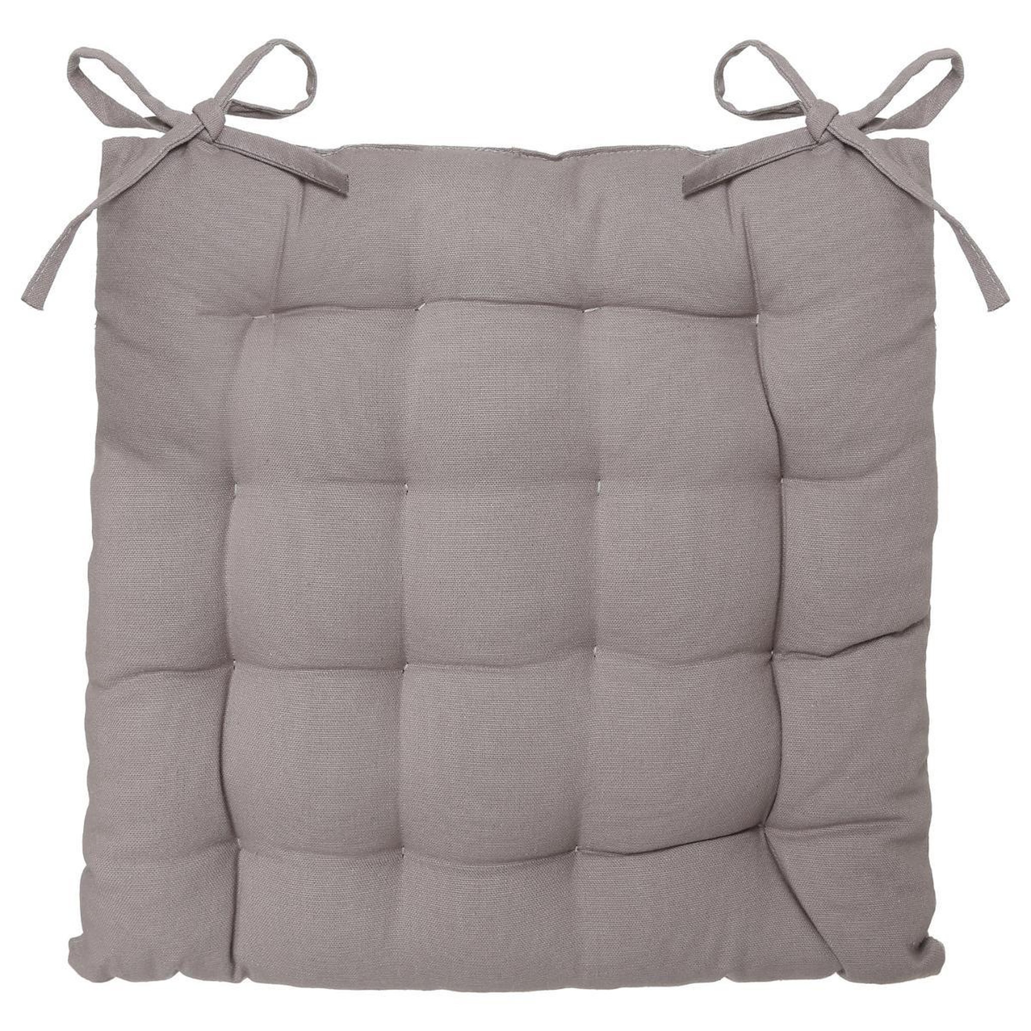 ATMOSPHERA Galette de Chaise  Loria  38x38cm Gris